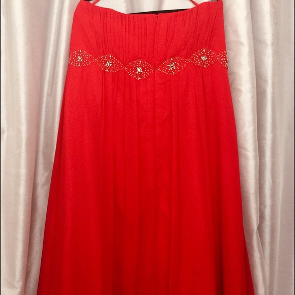 Fiesta 4XL Red Prom/Empire Evening long Dress - Picture 3 of 7